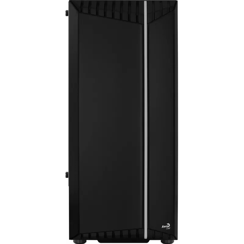 Aerocool Bionic V2 (PGS Bionic-G-BK-v2) Midi Tower datora korpuss, ATX, RGB, rūdīts stikls, melns