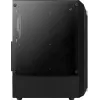 Aerocool Bionic V2 (PGS Bionic-G-BK-v2) Midi Tower datora korpuss, ATX, RGB, rūdīts stikls, melns