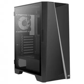 Aerocool MIRAGEBK datora korpuss ar ARGB ventilatoru 12cm