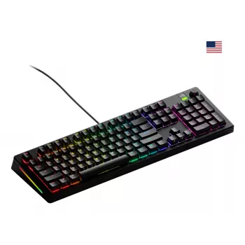 Mehāniskā pilnizmēra (100%) vadu tastatūra GLORIOUS GMMK 3 — USB, QWERTY, RGB, Melna (US izkārtojums)