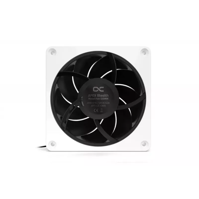 Dzesētājs Alphacool Apex Stealth Metall 12 cm Balts 400-2000 RPM 20-29.9 dB
