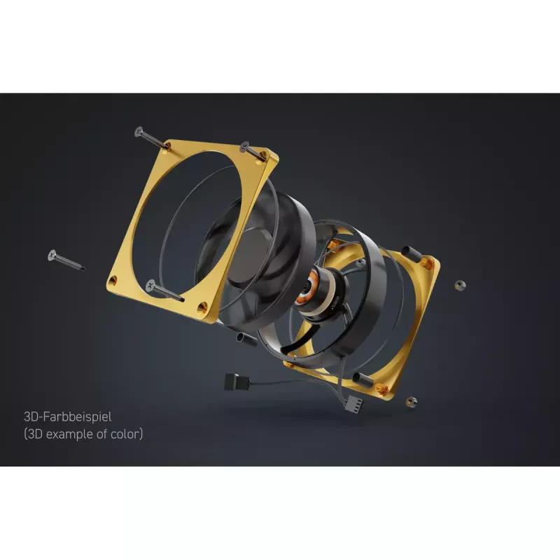 Dzesētājs Alphacool Apex Stealth Metall 12 cm Balts 400-2000 RPM 20-29.9 dB
