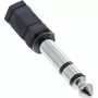 InLine Audio Adapteris 6.3mm vīriešu / 3.5mm sieviešu Stereo, 3.5mm ligzda sieviešu, Melns