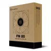 Ventilators Silverstone FN80 8 cm Melns 27.81 cfm 1.86 mmH2O
