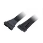 Lentes kabelis Akasa AK-CBUB45-15BK Melns 0,15m 1gab.