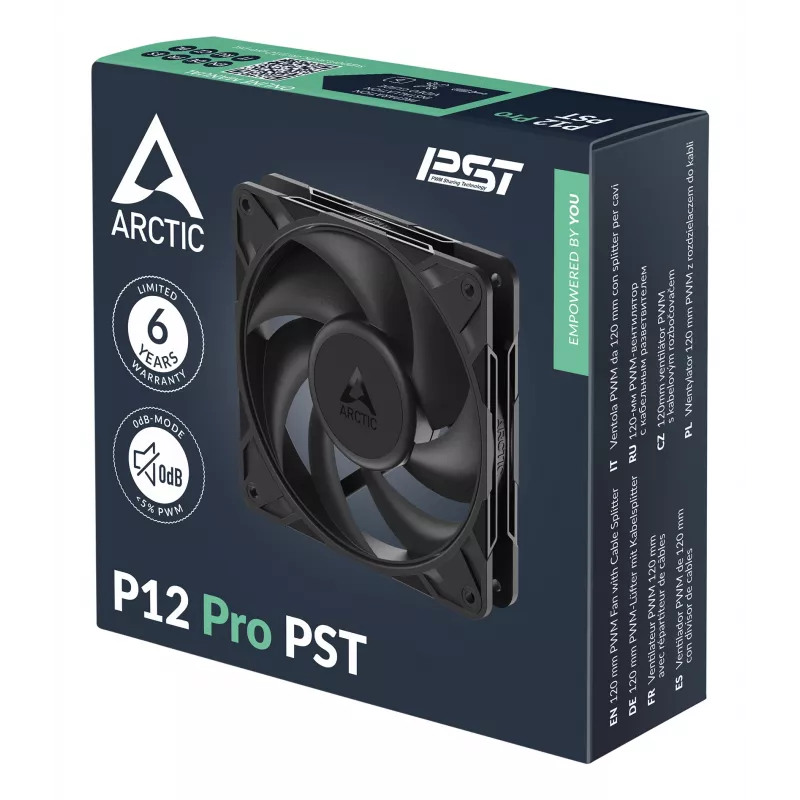 ARCTIC Freezer P12 Pro PST - 120 mm PWM ventilators ar kabeļa sadalītāju