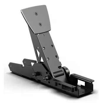 MOZA SR-P Pedālis (Sajūgs) — vadu USB spēļu sajūga pedālis ar spiediena un leņķa sensoriem, alumīnija un tērauda korpuss, melns