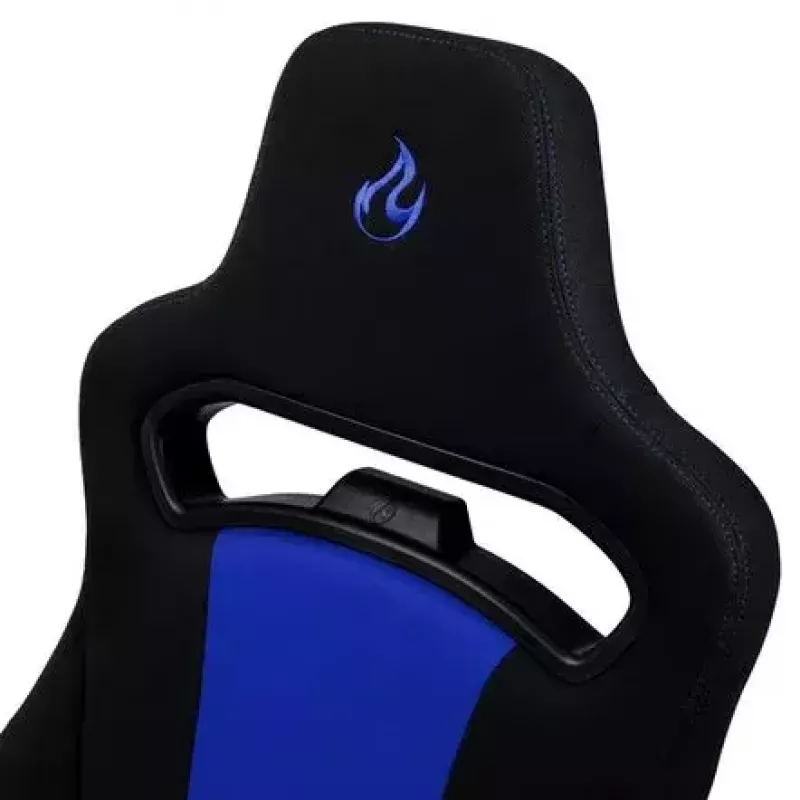 Apšūts sēdeklis Nitro Concepts E250 Melns Zils Augstumā regulējams