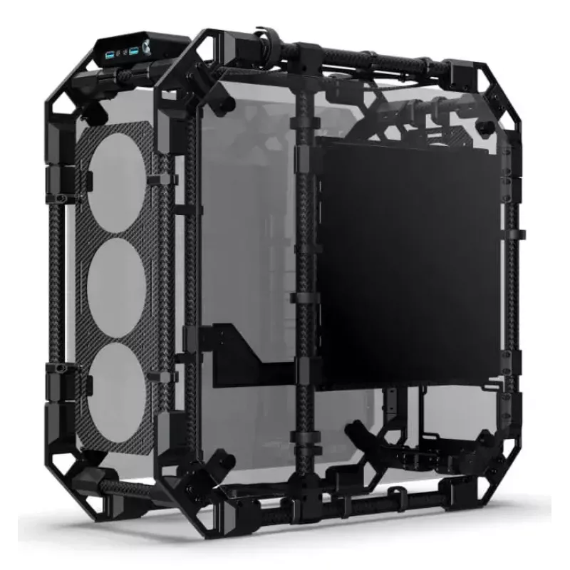 PC korpuss Alphacool Apex Skeleton Full Tower Melns