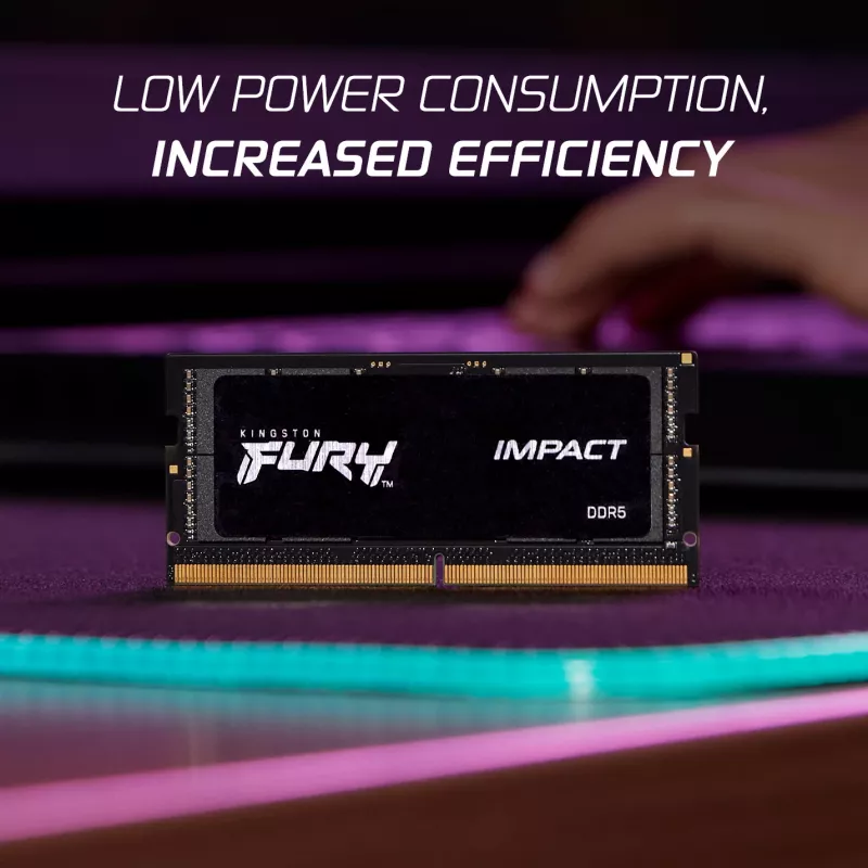 Kingston FURY 16GB 6000MT/s DDR5 CL38 SODIMM Impact XMP