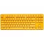 Ducky One 3 Yellow TKL tastatūra Gaming USB mehāniskā vadu