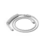 Glorious Gaming USB 2.0 kabelis 1,37 m (4,5 pēdas) ar 6 collu spirāli, USB-C uz USB-A adapteri, 5-pin aviator savienotāju, dubultā pīts, balts