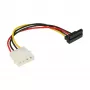InLine SATA strāvas adaptera kabelis 5.25 collu / 15-pin SATA 0.15 m, leņķveida uz leju