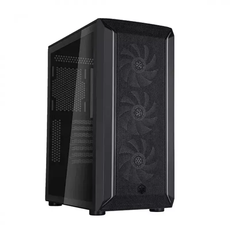 PC korpuss Silverstone FARA 511Z Midi Tower Melns