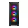 PC korpuss Silverstone FARA 511Z Midi Tower Melns