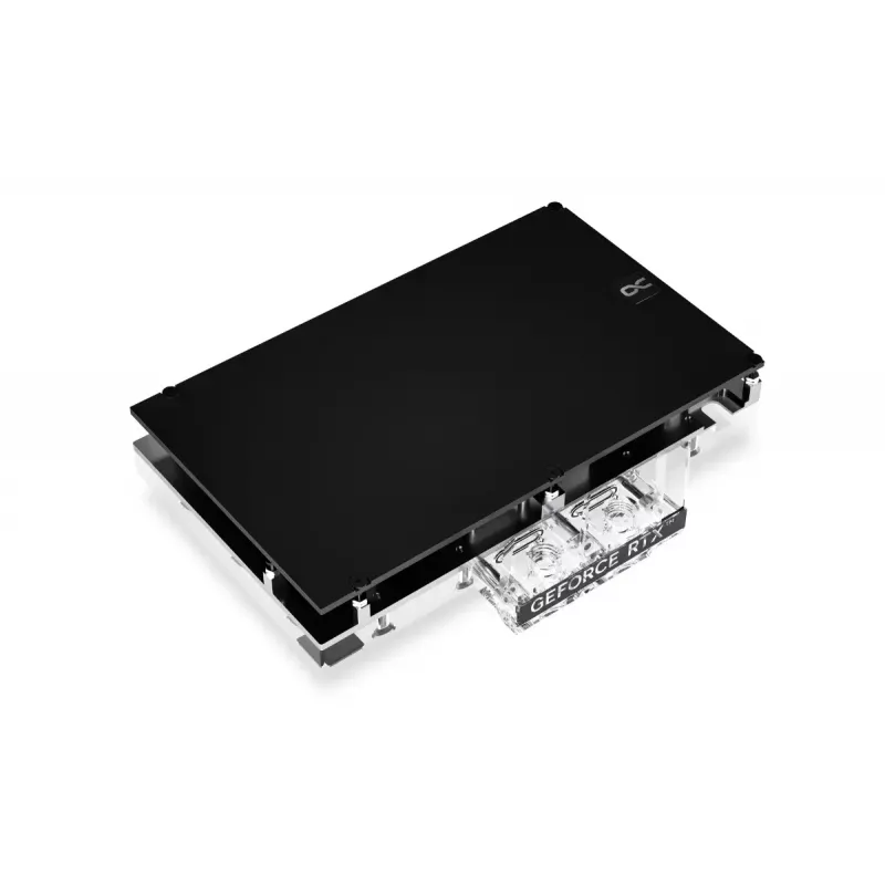 Ūdens bloks + aizmugures plāksne Alphacool GPX-N Akrils Alumīnijs Varš Melns 144.3x198.6x35.9mm