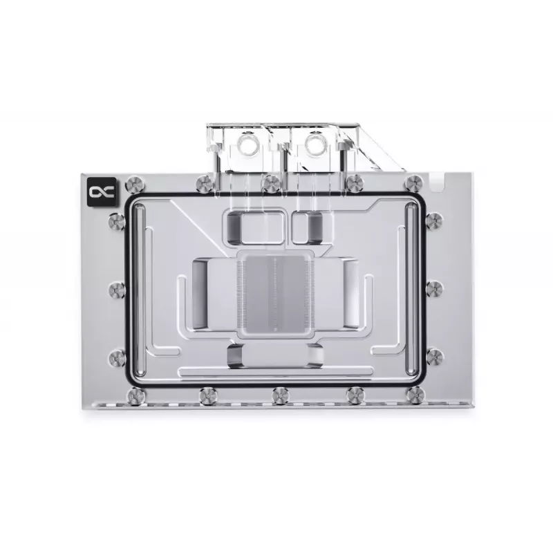 Ūdens bloks + aizmugures plāksne Alphacool GPX-N Akrils Alumīnijs Varš Melns 144.3x198.6x35.9mm