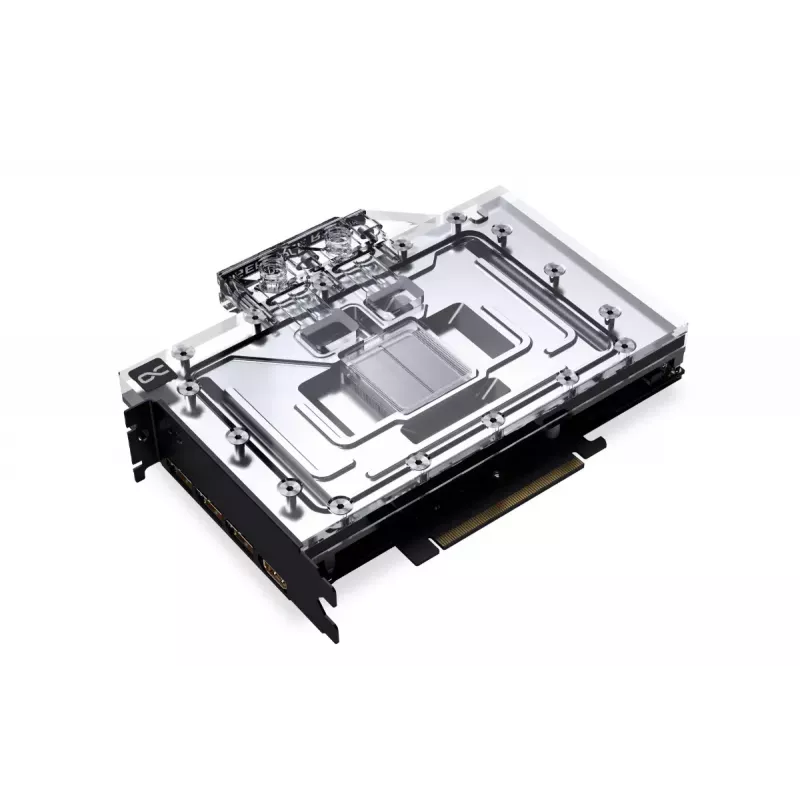 Ūdens bloks + aizmugures plāksne Alphacool GPX-N Akrils Alumīnijs Varš Melns 144.3x198.6x35.9mm