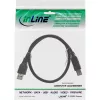 InLine USB 3.2 Gen.1 kabelis, A tipa vīriešu / B tipa vīriešu, melns, 3m