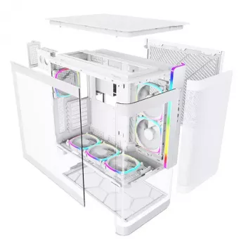 PC korpuss Montech KING 95 PRO Midi Tower Balts