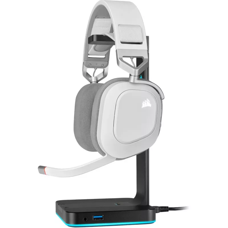 CORSAIR Gaming austiņas HS80 - Bezvadu - Baltā krāsā