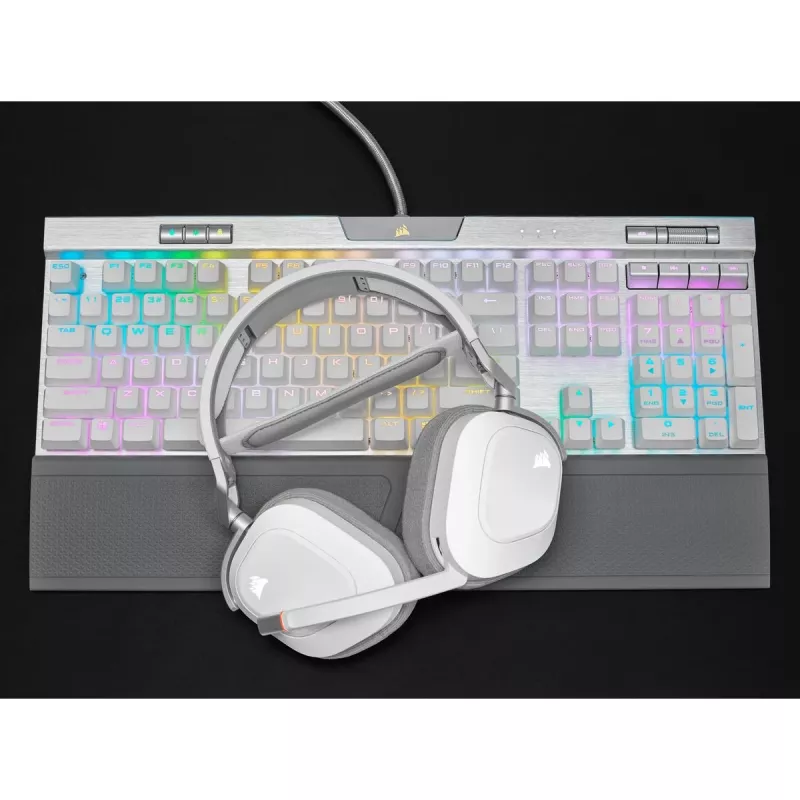 CORSAIR Gaming austiņas HS80 - Bezvadu - Baltā krāsā
