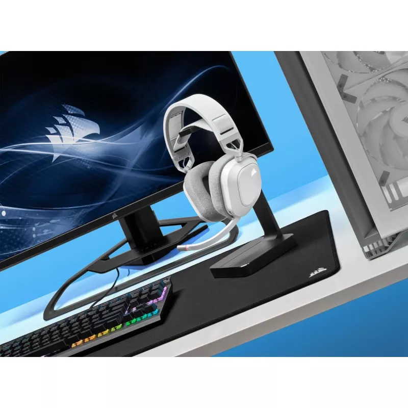 CORSAIR Gaming austiņas HS80 - Bezvadu - Baltā krāsā