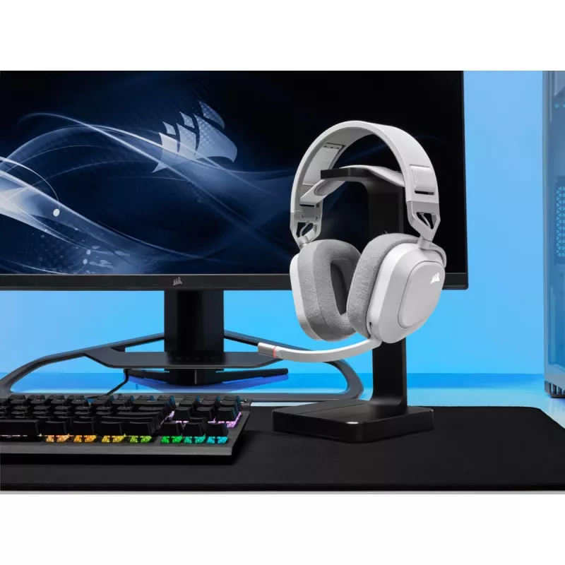 CORSAIR Gaming austiņas HS80 - Bezvadu - Baltā krāsā