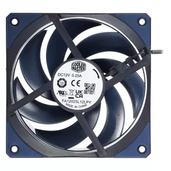 COOLER MASTER Mobius 120 korpusa ventilators, melns