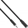 InLine Audio kabelis 3,5 mm stereo tēviņš/mātīte 3 m