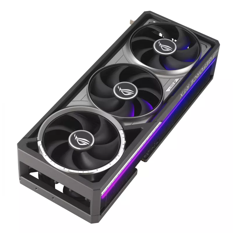Grafikas karte ASUS GeForce RTX 5090 — 32 GB GDDR7, 512-bit, PCIe 5.0, 4 ventilatori, 357.6×149.3×76 mm