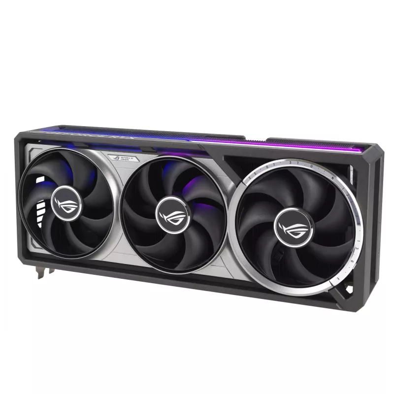 Grafikas karte ASUS GeForce RTX 5090 — 32 GB GDDR7, 512-bit, PCIe 5.0, 4 ventilatori, 357.6×149.3×76 mm
