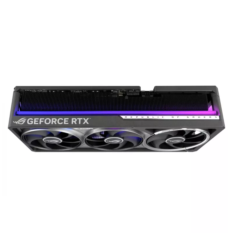 Grafikas karte ASUS GeForce RTX 5090 — 32 GB GDDR7, 512-bit, PCIe 5.0, 4 ventilatori, 357.6×149.3×76 mm
