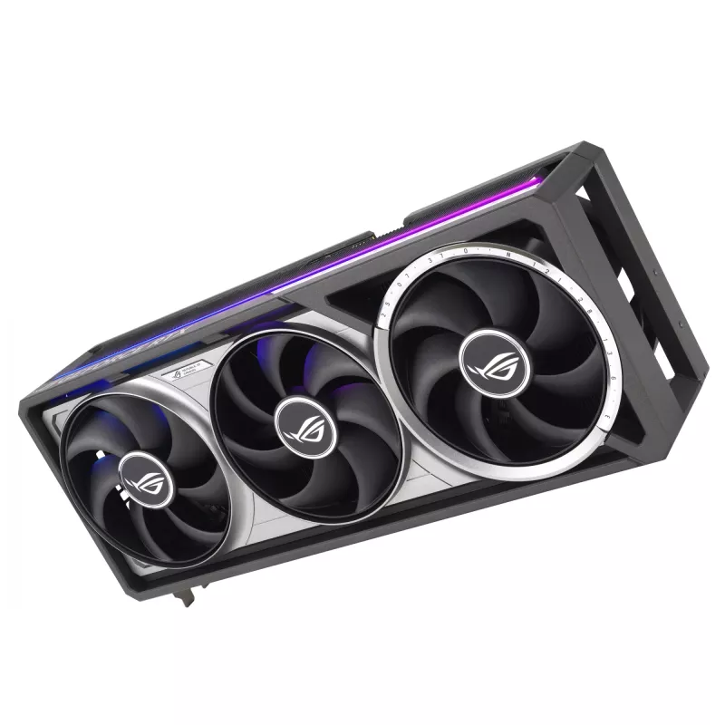 Grafikas karte ASUS GeForce RTX 5090 — 32 GB GDDR7, 512-bit, PCIe 5.0, 4 ventilatori, 357.6×149.3×76 mm