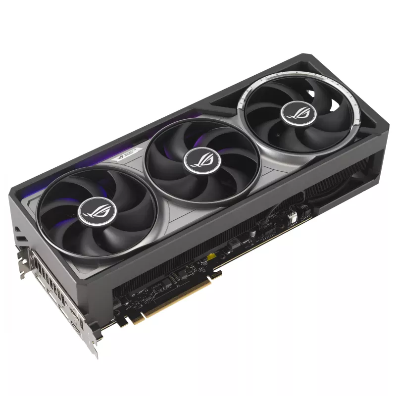 Grafikas karte ASUS GeForce RTX 5090 — 32 GB GDDR7, 512-bit, PCIe 5.0, 4 ventilatori, 357.6×149.3×76 mm