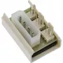 InLine PC ventilatoru daudzportu strāvas adapteris Molex 5.25 inch uz 2 × ventilatora barošanu