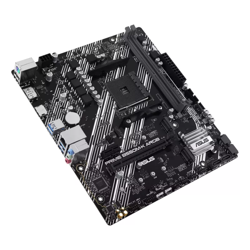 ASUS PRIME B550M-K ARGB AMD B550 Socket AM4 micro ATX mātesplate
