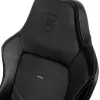 Spēļu krēsls noblechairs Hero PU Leather — polsterēts sēdeklis, polsterēta atzveltne, max augstums 137 cm, atzveltnes platums 57 cm