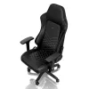 Spēļu krēsls noblechairs Hero PU Leather — polsterēts sēdeklis, polsterēta atzveltne, max augstums 137 cm, atzveltnes platums 57 cm