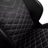 Spēļu krēsls noblechairs Hero PU Leather — polsterēts sēdeklis, polsterēta atzveltne, max augstums 137 cm, atzveltnes platums 57 cm
