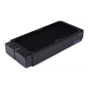 Radiators Alphacool 14439 misiņš varš tērauds melns 124mm platums