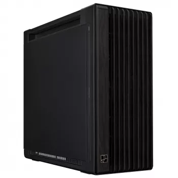 PC korpuss ASUS ProArt PA602 Wood Edition Midi Tower Melns — EATX, 45 cm GPU, 19 cm PSU/dzesētājs, 8 HDD sloti, USB-C