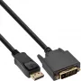 DisplayPort uz DVI-D pārveidotāja kabelis InLine 17113 3m melns