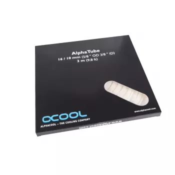 Alphacool 17497 Caurule PVC Caurspīdīga 1,6 cm Diametrs 3 m Garums