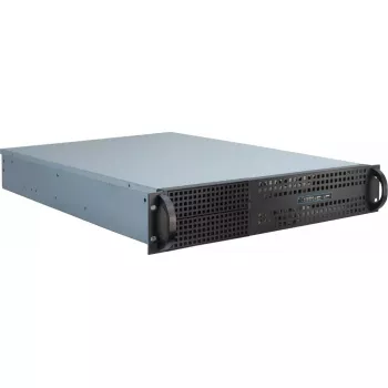 Servera korpuss Inter-Tech 2U-2129N Rack Melns, Sudrabs