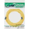 InLine Patch Kabelis S/FTP PiMF Cat.6A bezhalogēns 500MHz dzeltens 5m