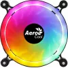 Aerocool PGS Spectro 12 FRGB 120 mm datora korpusa ventilators, melns / caurspīdīgs
