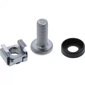 InLine Cage Nut Set M6 20 Cage Uzgriežņi + 20 Paplāksnes + 20 Skrūves