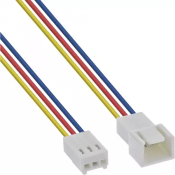 InLine Fan kabeļa pagarinātājs 3 kontaktu Molex vīrietis/sieviete garums 0.60 m