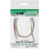 InLine Fan kabeļa pagarinātājs 3 kontaktu Molex vīrietis/sieviete garums 0.60 m